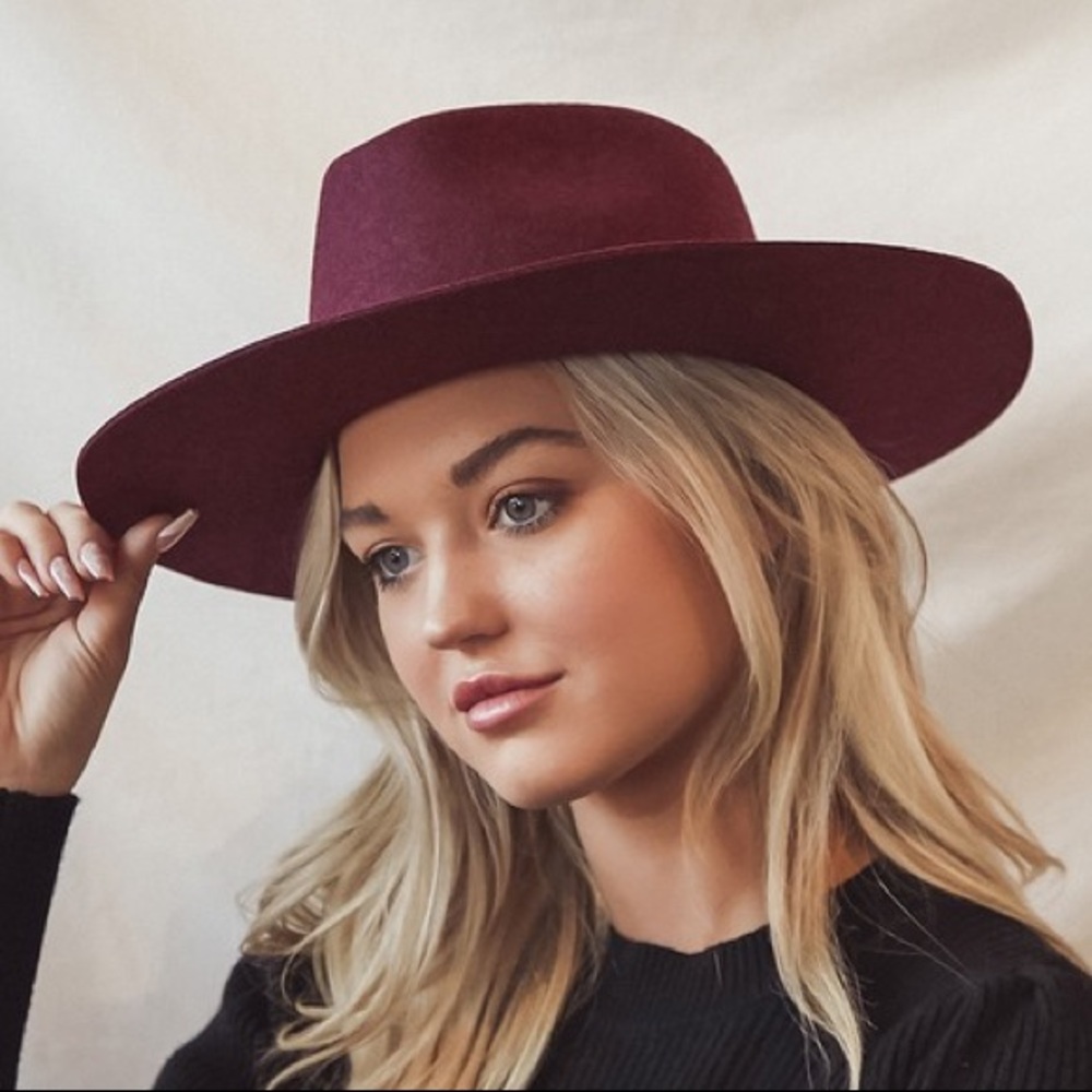 🔥RESTOCKED! 🔥 Western Felted Fedora / Rancher Hat - Picture 2 of 7